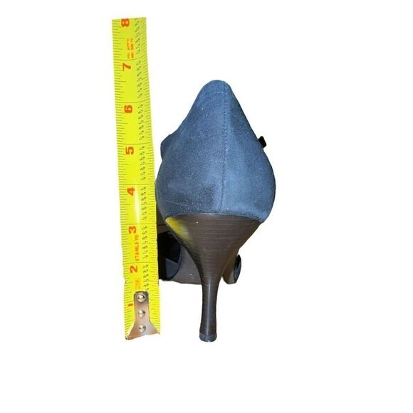 Arturo Chiang Round Toe Heels - Nala Black Kid Suede Womens Size 10 NEW WITH BOX - Picture 4 of 9